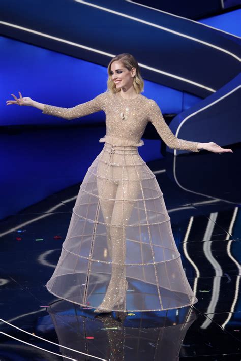 vestito dior chiara ferragni verde|dior dresses sanremo.